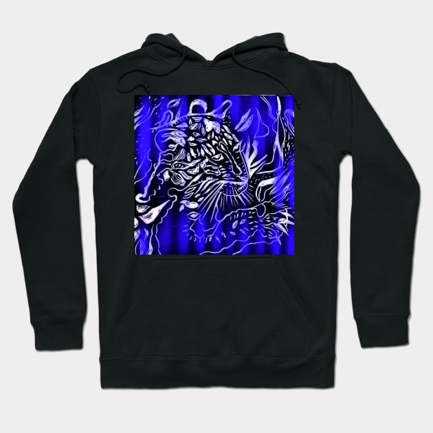 ZOO PANTHER BLOCK PRINT Hoodie by Minxylynx4